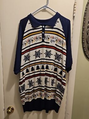 Miller Lite Ugly Christmas Sweater  3x